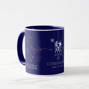 Zodiac Constellation Gemini Mug