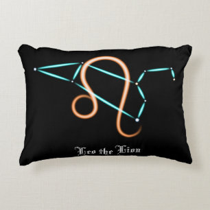 Zodiac Constellation Leo Accent Pillow