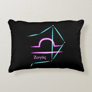Zodiac Constellation Libra Accent Pillow