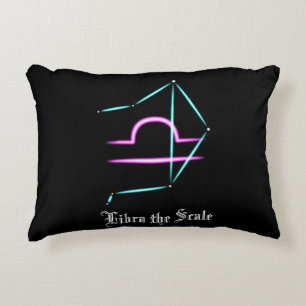 Zodiac Constellation Libra Accent Pillow