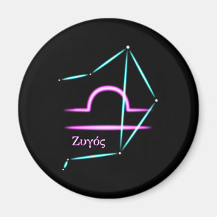 Zodiac Constellation Libra Magnet