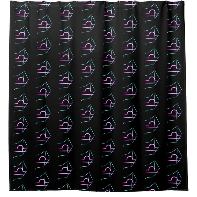 Zodiac Constellation Libra Shower Curtain (Front)