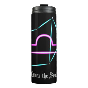 Zodiac Constellation Libra Thermal Tumbler