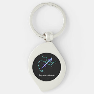 Zodiac Constellation Sagittarius Keychain