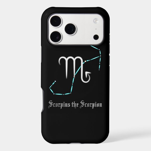 Zodiac Constellation Scorpio Case-Mate iPhone Case (Back)