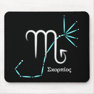 Zodiac Constellation Scorpio Mouse Pad
