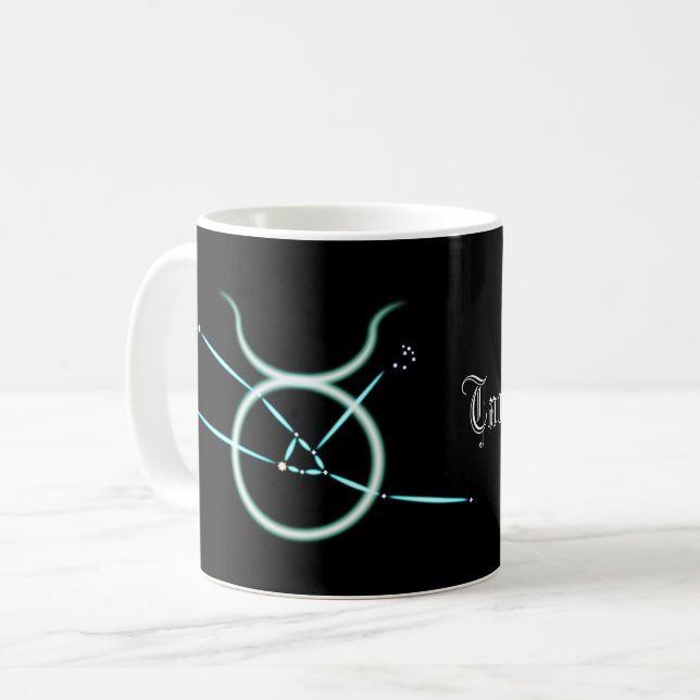 Zodiac Constellation Taurus Café Mug (Devant gauche)