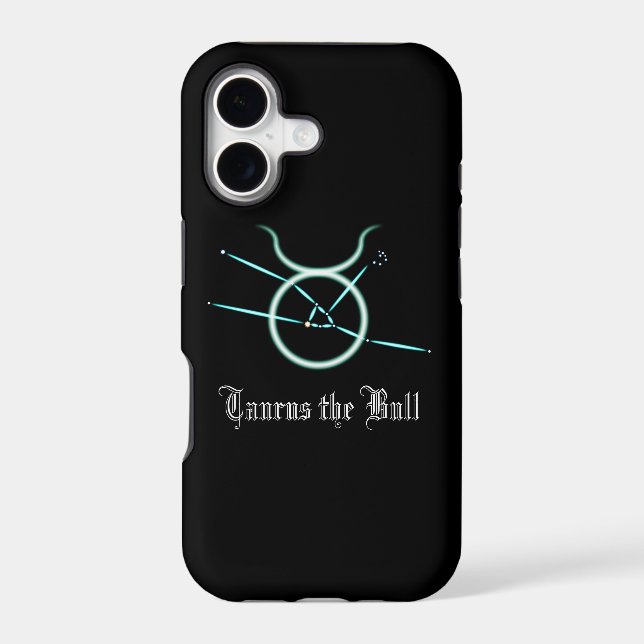 Zodiac Constellation Taurus Case-Mate iPhone Case (Back)