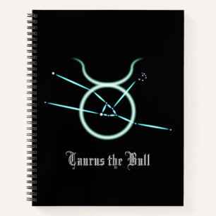 Zodiac Constellation Taurus Notebook