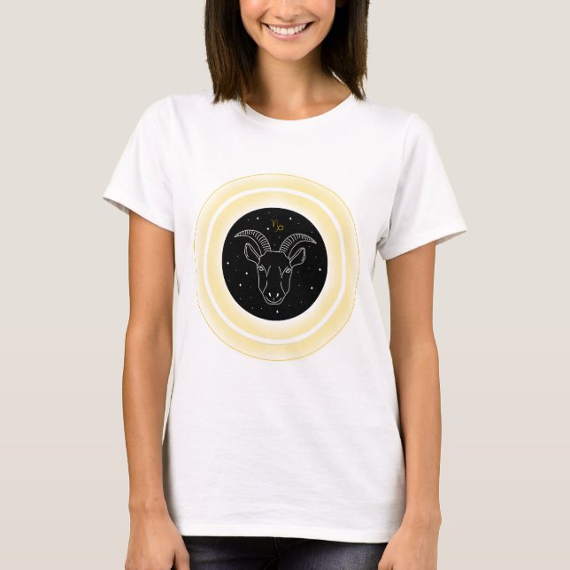 Zodiac Earth Element Capricorn T-Shirt (Front)