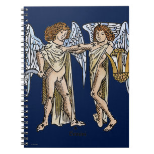 Zodiac: Gemini, 1482 Notebook