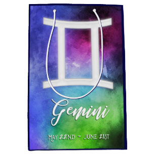 Zodiac : Gemini Dates Medium Gift Bag