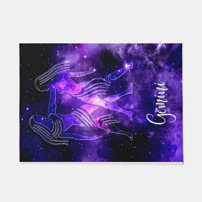 Zodiac : Gemini Doormat (Front)
