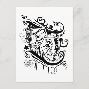 Zodiac - Gemini Postcard