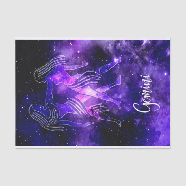 Zodiac : Gemini Tissue Paper (Front)