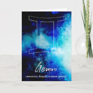 Zodiac : Gemini Traits Card