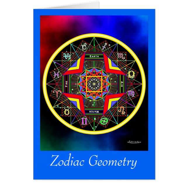 Zodiac Geometry Card (Front)