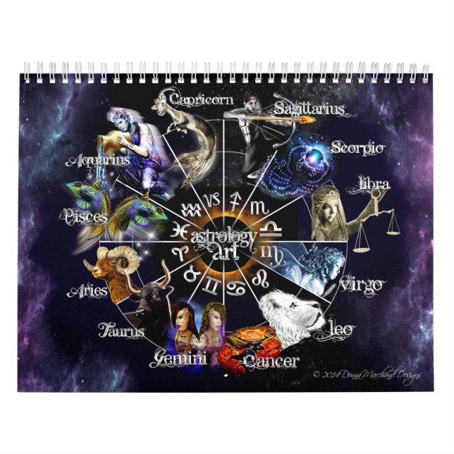 Zodiac Graphic Calendar (Cover)