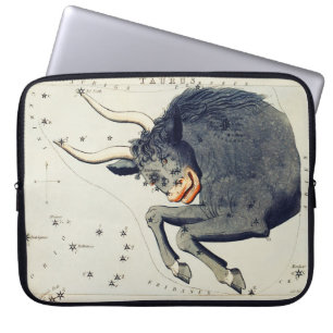 Zodiac-Inspired Taurus  Laptop Sleeve