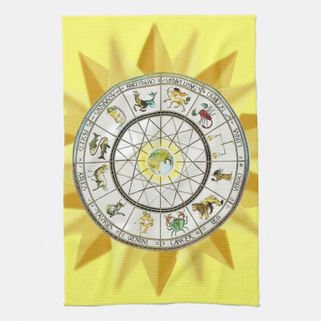 Zodiac kitchen towel (Vertical)