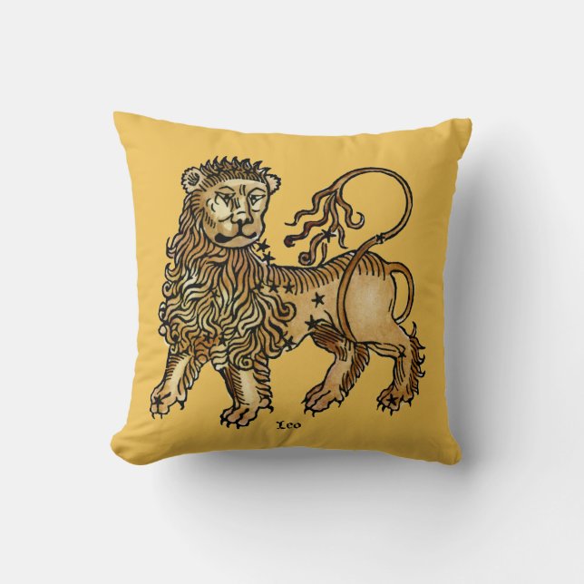 Zodiac: Leo, 1482 Throw Pillow (Front)