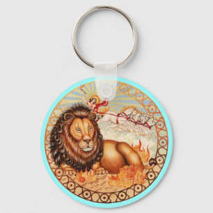 Zodiac Leo - Customize it! Keychain