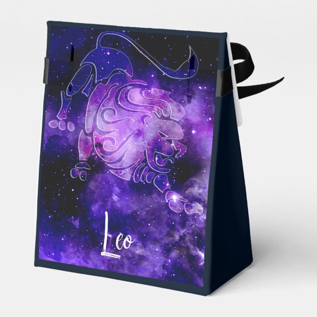 Zodiac : Leo Favor Box (Back Side)