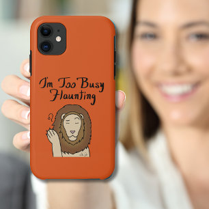 Zodiac Leo "I'm too Busy Flaunting." Sunset Orange iPhone 11 Case