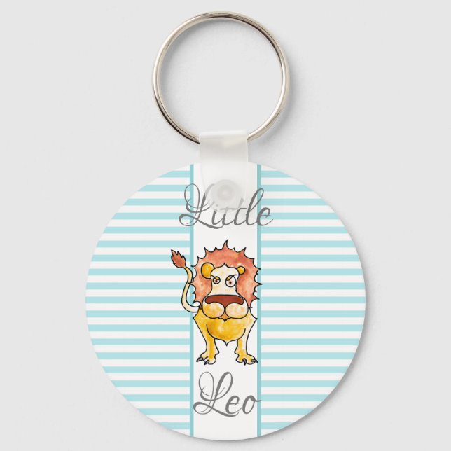 Zodiac Leo Keychain (Front)