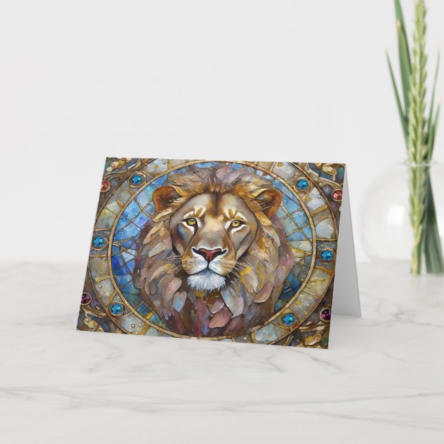 Zodiac - Leo the Lion Card (Front)