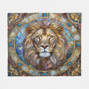 Zodiac - Leo the Lion Fleece Blanket
