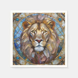 Zodiac - Leo the Lion Napkin