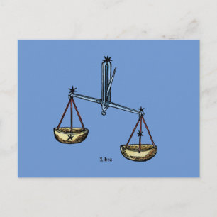 Zodiac: Libra In Colour Postcard