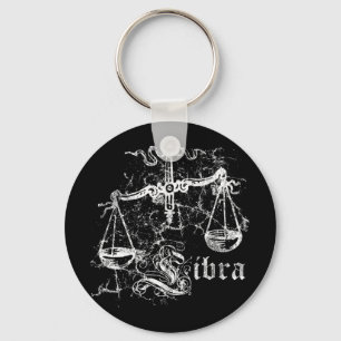 Zodiac Libra Keychain