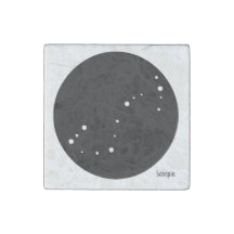 Zodiac Magnet (Scorpio) Stone Magnet