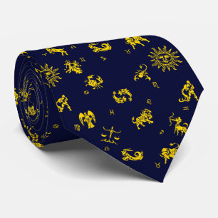 Zodiac Menagerie Tie