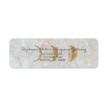 Zodiac Moon Ice Blue Celestie Gold Adresse de reto