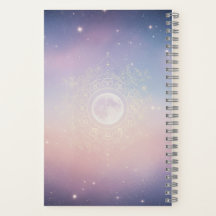 Zodiac & Moon Phase Celestial Notebook