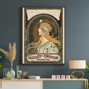 Zodiac: Mucha's Iconic Art Nouveau Masterpiece Poster