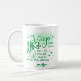 Zodiac Personalized Virgo Traits Horoscope Coffee Coffee Mug