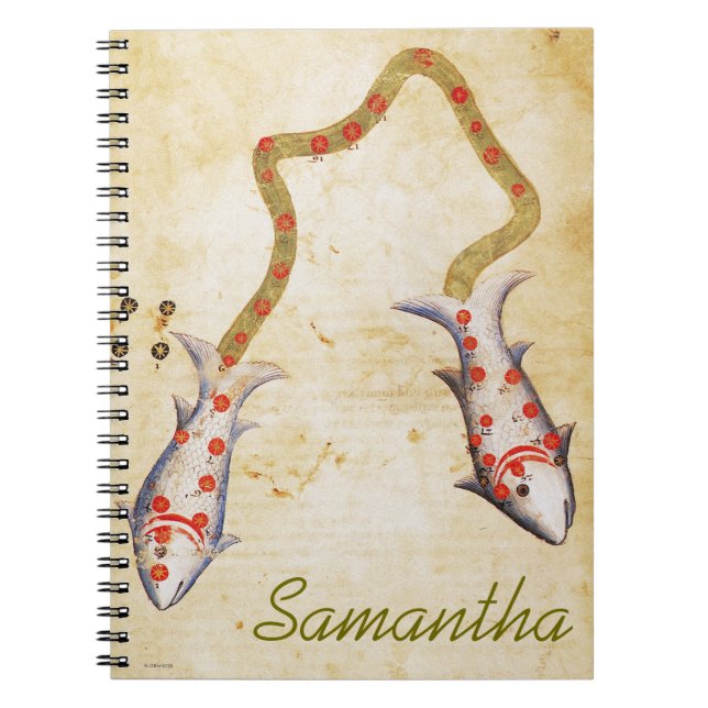 Zodiac: Pisces, C1350 Notebook (Front)