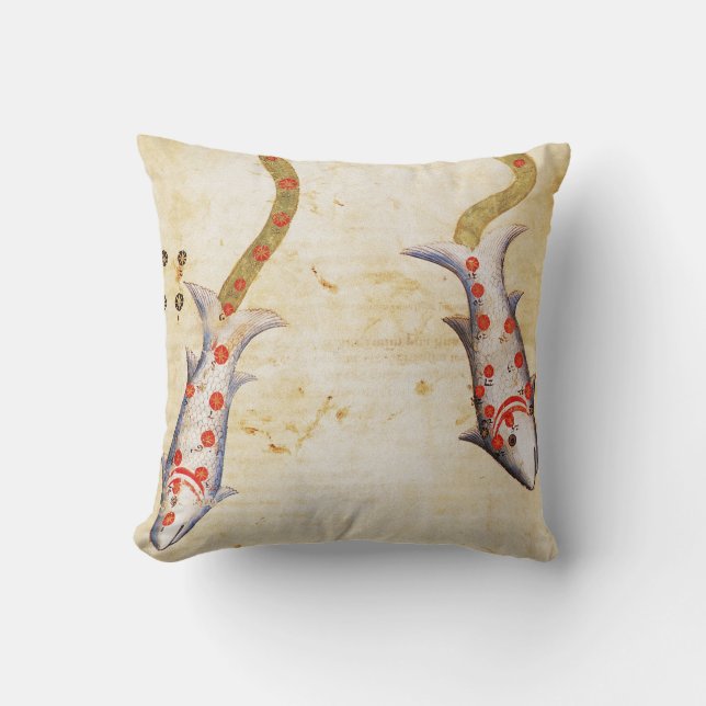 Zodiac: Pisces, C1350 Throw Pillow (Front)