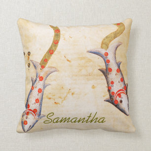 Zodiac: Pisces, C1350 Throw Pillow