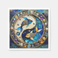 Zodiac - Pisces Fish Yin and Yang