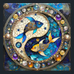 Zodiac - Pisces Fish Yin and Yang Photo Print<br><div class="desc">You are viewing The Lee Hiller Photography Art and Designs Collection of Home and Office Decor, Apparel, Gifts and Collectibles. The Designs include Lee Hiller Photography and Mixed Media Digital Art Collection http://LeeHiller.com</div>