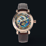 Zodiac - Pisces Fish Yin and Yang Watch<br><div class="desc">You are viewing The Lee Hiller Photography Art and Designs Collection of Home and Office Decor,  Apparel,  Gifts and Collectibles. The Designs include Lee Hiller Photography and Mixed Media Digital Art Collection http://LeeHiller.com</div>