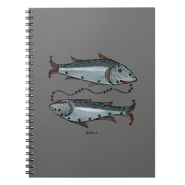 Zodiac: Pisces In Colour Notebook (Front)