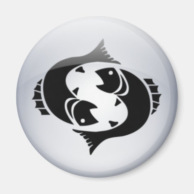 Zodiac Pisces Magnet (Front)