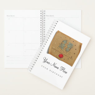 Zodiac - Pisces - Personalized Day Planner