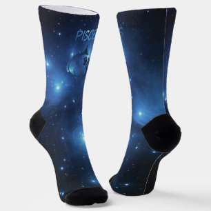 Zodiac Pisces symbol Socks
